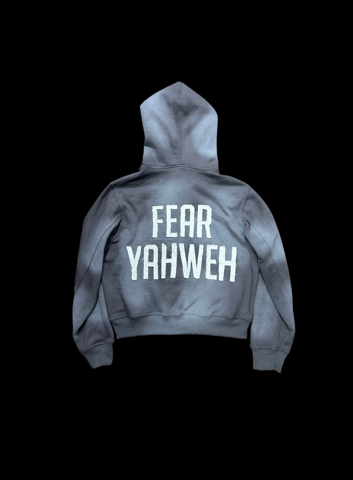 "FEAR YAHWEH" Cropped Zip Up