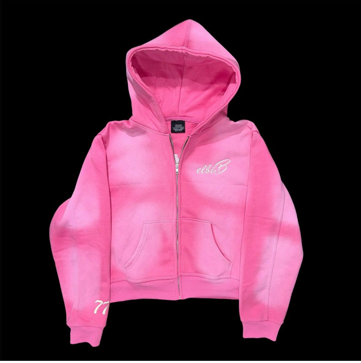 "FEAR YAHWEH" Pink Zip Up.