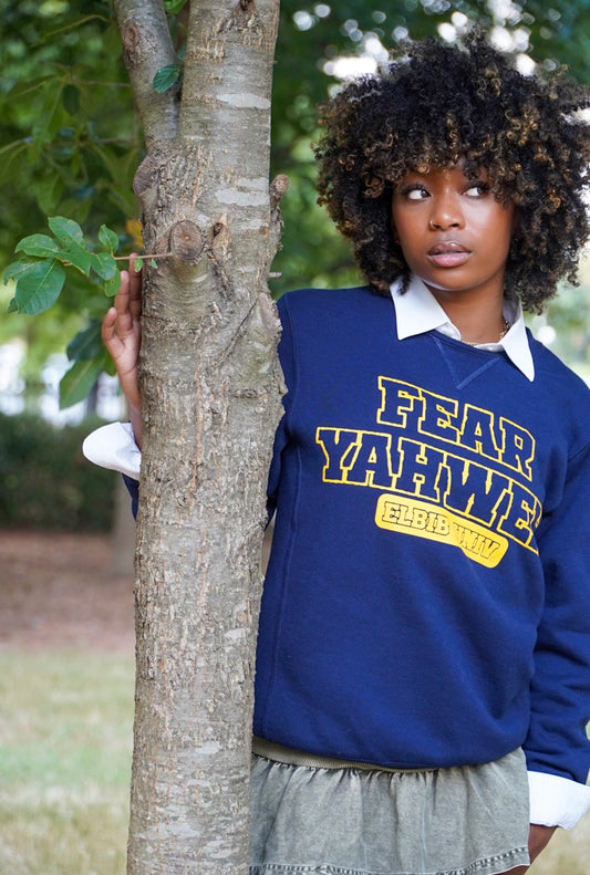 "FEAR YAHWEH" ELBIB UNIV. Crew Neck